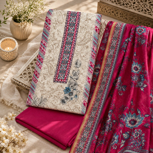 Gulnaar Floral Suit Set