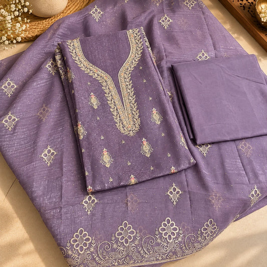 Meher Embroidered Suit Set