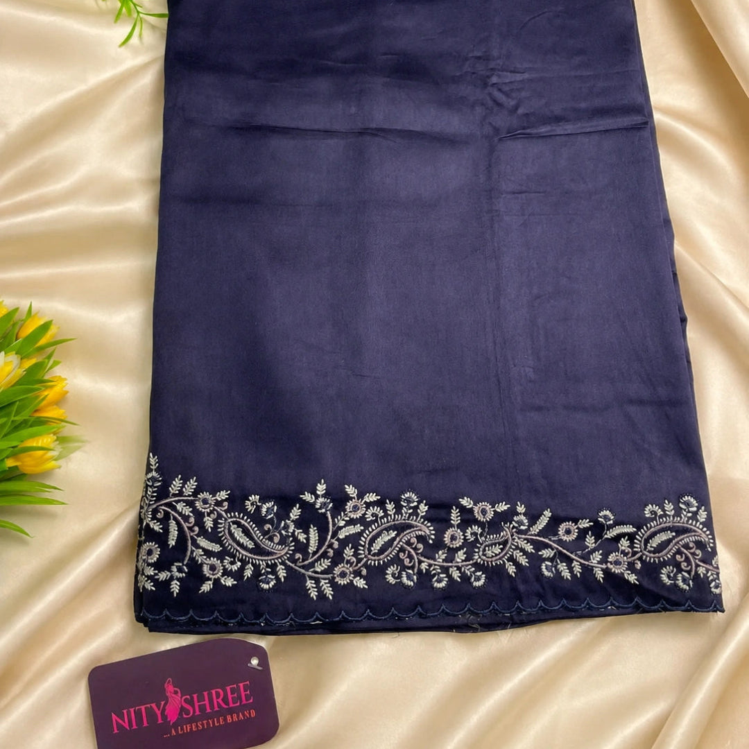 elegant embroidery and matching dupatta for ethnic wear